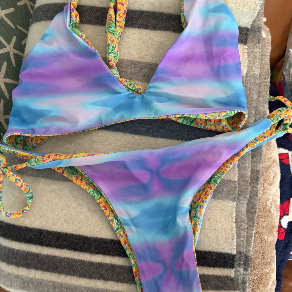 Moana Bikini Pineapple Reversible Set - image 2